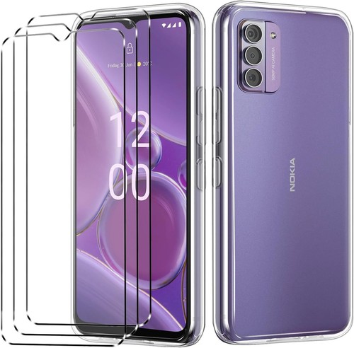 Clear silicone gel phone cover - clear,