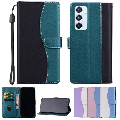 Flip flower leather wallet - flower,
